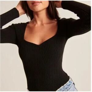 Abercrombie & Fitch Long  Sleeve Bodysuit XL